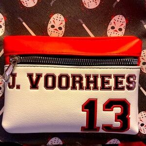 🏷️ BNWT JASON VORHEES FRIDAY THE 13TH FAUX LEATHER MINI BACKPACK~GREAT GIFT!